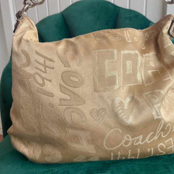 Coach purse rare find poppy label coach purse coach bag - Picture 7 of 13